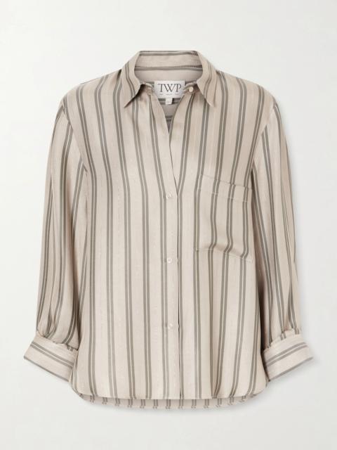 TWP Striped Crepe Shirt