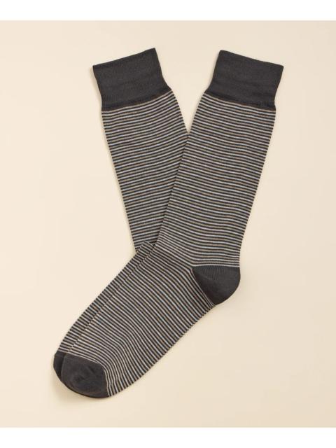 Brooks Brothers Cotton-Blend Stripe Socks