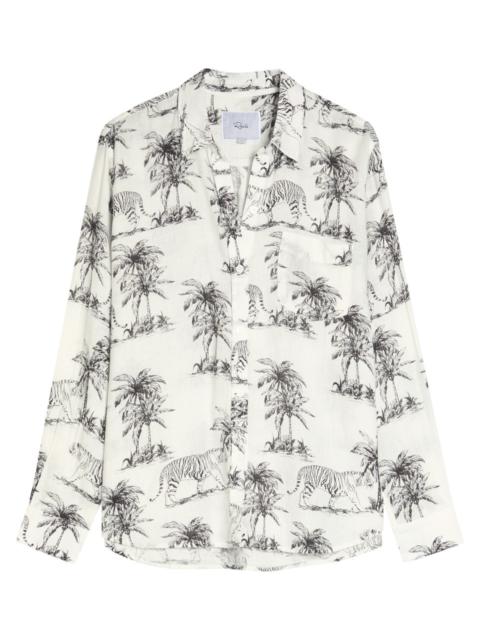 Rails Rails Charlie Printed Linen-blend Shirt