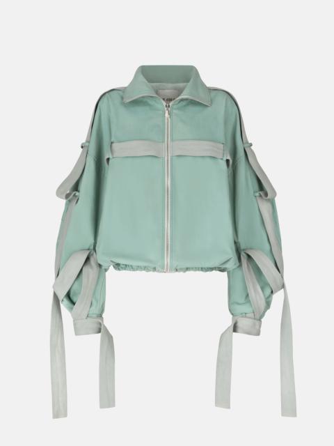 THE ATTICO SAGE GREEN BOMBER