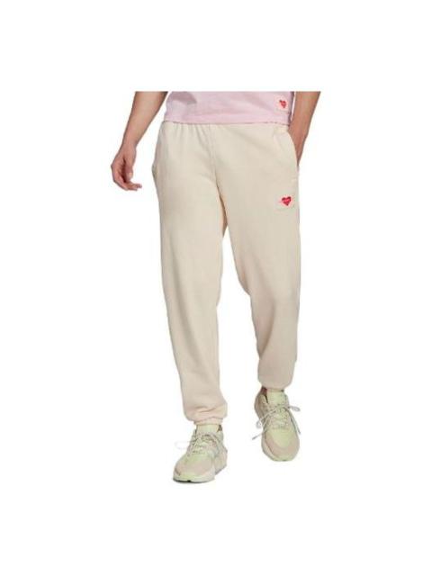 adidas originals Solid Color Casual Bundle Feet Sports Pants/Trousers/Joggers Autumn Yellow White HK