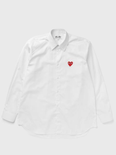 Comme des Garçons PLAY RED EMBLEM WOVEN SHIRT