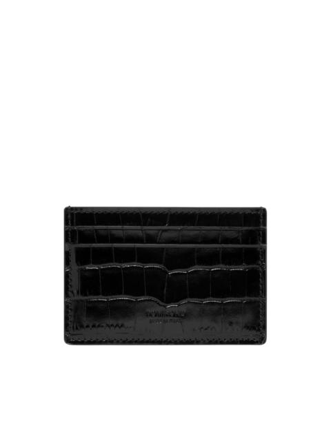 TOM FORD PRINTED CROC CARD HOLDER