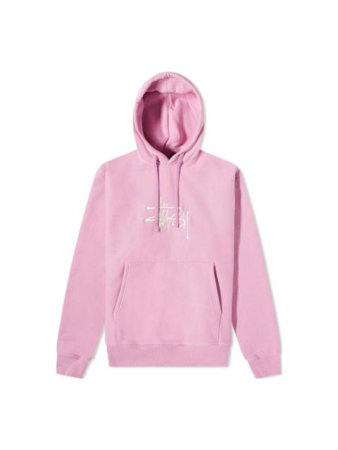 Stüssy Stussy Basic Embroidered Hoodie 'Pink' 118473-PINK