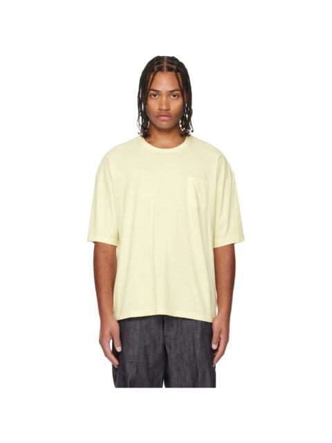 visvim Yellow Ex Jumbo S/S DMGD T-shirt