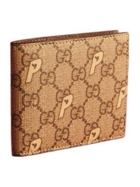 GUCCI Gucci x Palace GG-P Supreme Bi-Fold Wallet 'Beige' 723149-FAAZJ-9794