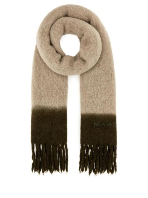Isabel Marant Beige alpaca blend Friny scarf
