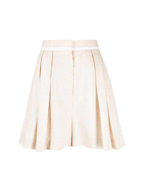 Stella McCartney high-waist pleat-detail tailored shorts