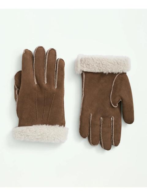 Brooks Brothers Shearling Sheepskin Gloves