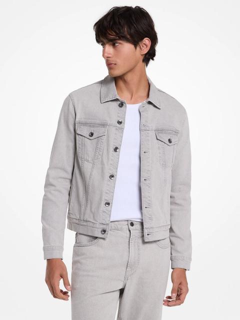 MICHAEL KORS Stretch Denim Trucker Jacket