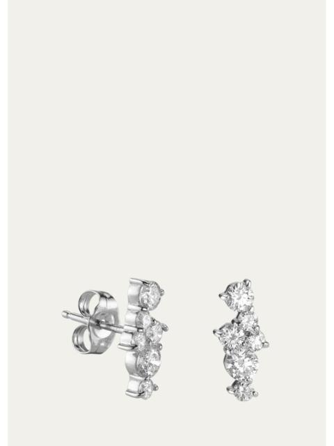 SYDNEY EVAN 14K White Gold & 0.375 TCW Diamond Stud Earrings