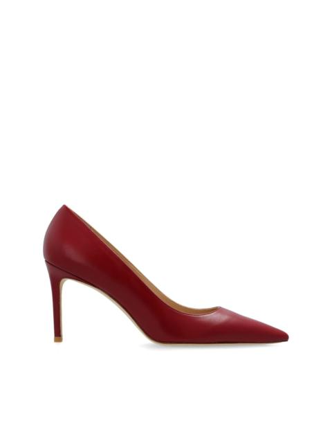 Stuart Weitzman Stuart 85mm leather pumps