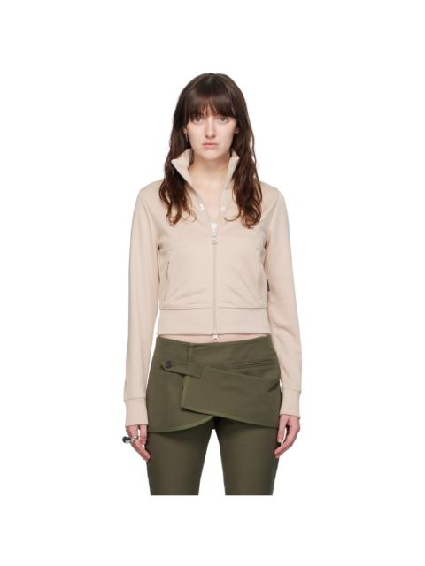 courrèges Beige Zip Track Jacket