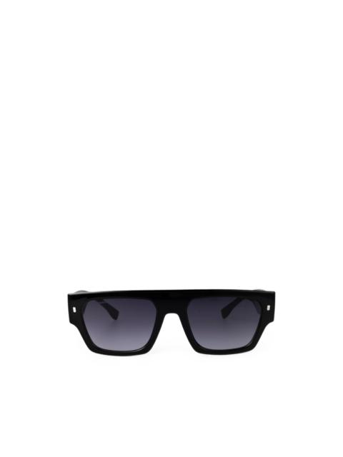 DSQUARED2 Icon logo-plaque rectangle-frame sunglasses
