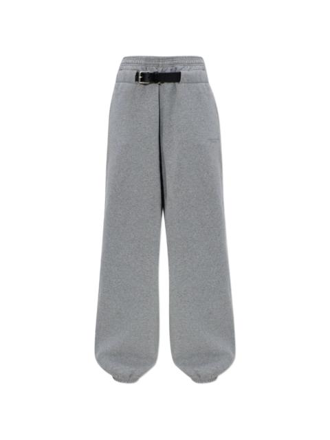 Alexander Wang Mid-Rise Belted Sweatpants