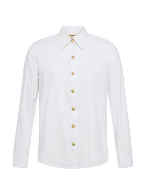 L'AGENCE Ellery Blouse- White Gold