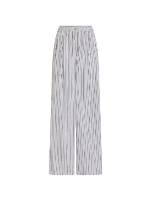 Dolce & Gabbana striped poplin trousers