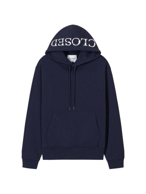 CLOSED logo-print hoodie