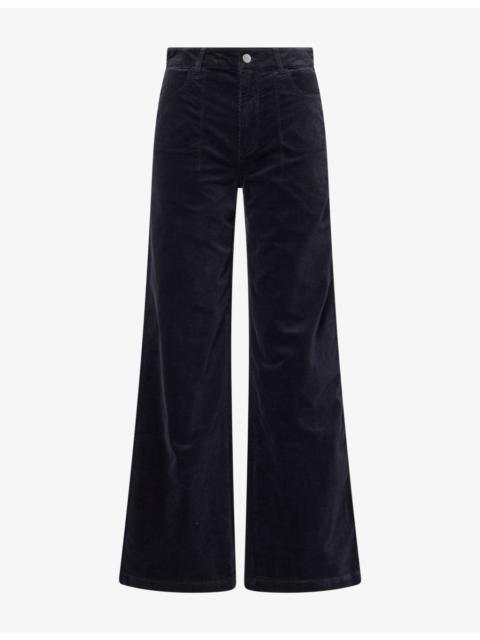PAIGE Anessa Corduroy Cotton-Stretch Trousers