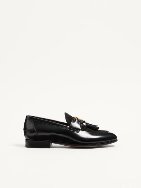 Valentino VANITEUX CALFSKIN AND SPLIT LEATHER LOAFER