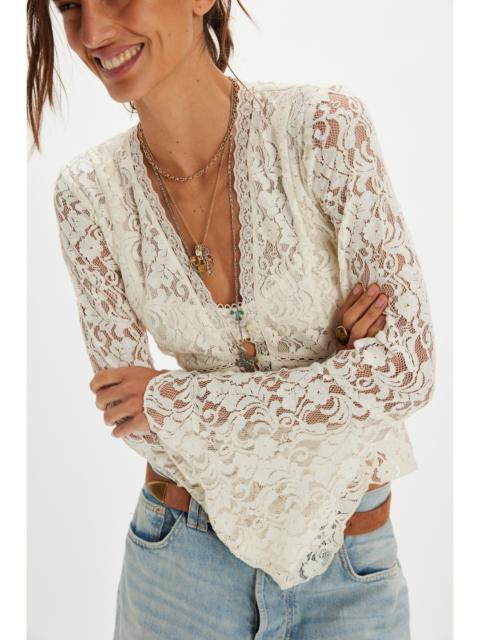 FREE PEOPLE Whispering Love Lace Top