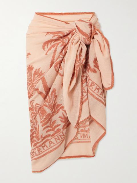 Zimmermann Printed Cotton Pareo