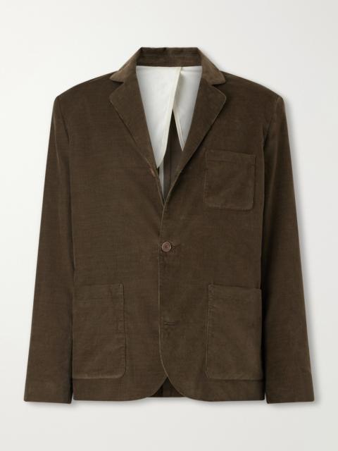 A KIND OF GUISE Deconstructed Atelier Cotton-Corduroy Blazer