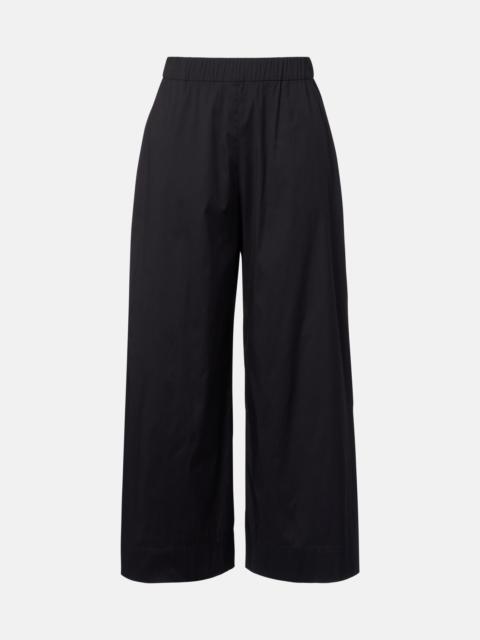 Max Mara Pece cropped cotton-blend wide-leg pants