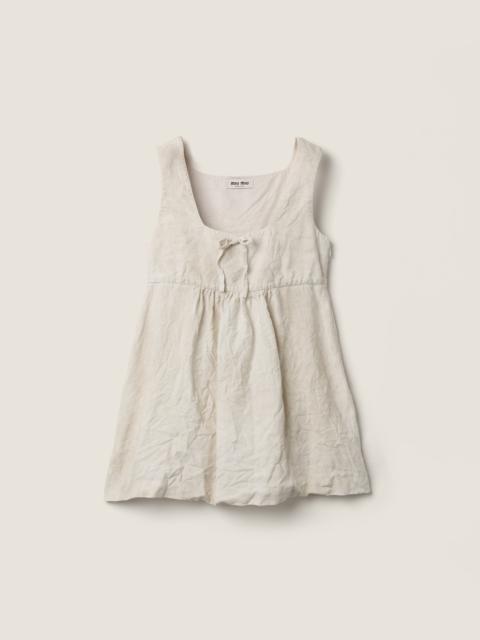 Miu Miu Linen mini-dress