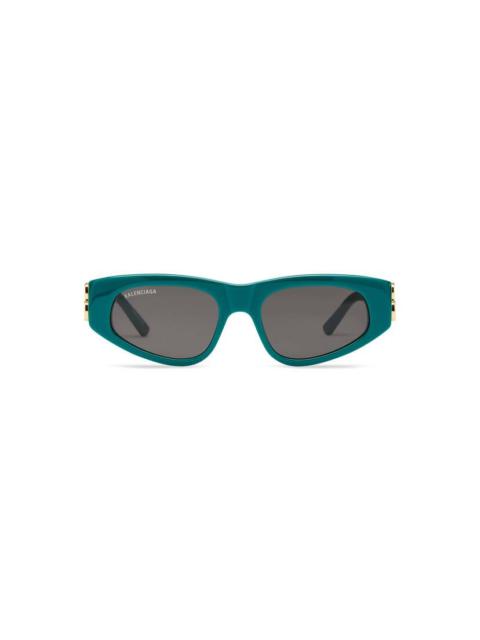 BALENCIAGA Women's Dynasty D-frame Sunglasses in Green