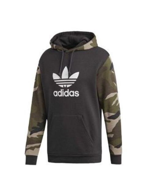 adidas originals Camo Camouflage Printing Splicing Black DV2023