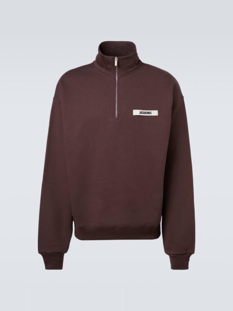 JACQUEMUS Gros Grain cotton fleece sweatshirt