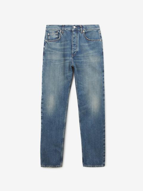 Burberry Japanese Denim Straight Fit Jeans