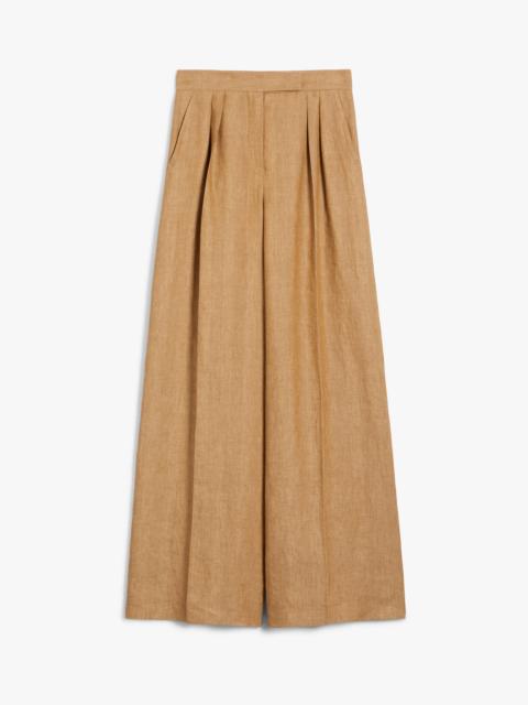 Max Mara RAUCHE Wide linen trousers