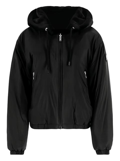 MOOSE KNUCKLES Moose Knuckles Hooded Zip-front Bomber Jacket