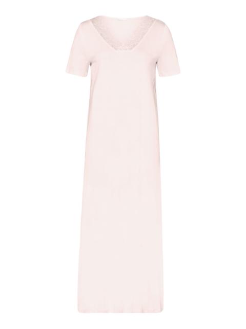 HANRO Moments Lace Trim Cotton Nightgown