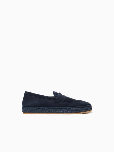 GIORGIO ARMANI 스웨이드 espadrilles