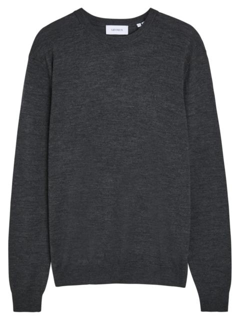 Les Deux Les Deux Logo Embroidered Merino Wool Jumper