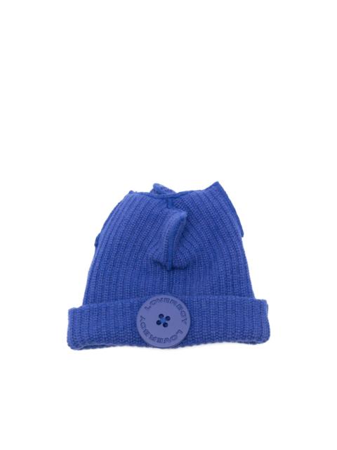 CHARLES JEFFREY LOVERBOY button-detail beanie