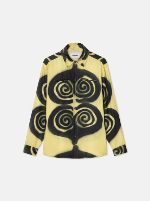 Nanushka Printed Twill Silk Shirt
