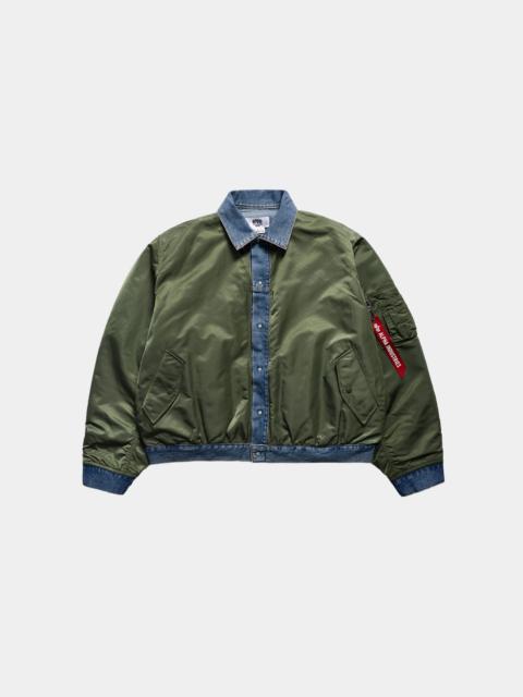 Nike JUNYA WATANABE X ALPHA DECONSTRUCTED MA-1 BOMBER JACKET