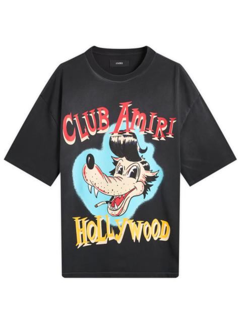 AMIRI AMIRI Club Amiri Wolf Oversized T-Shirt