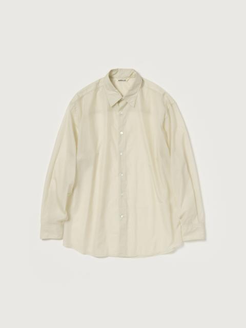 AURALEE SHEER NYLON RIPSTOP SHIRT