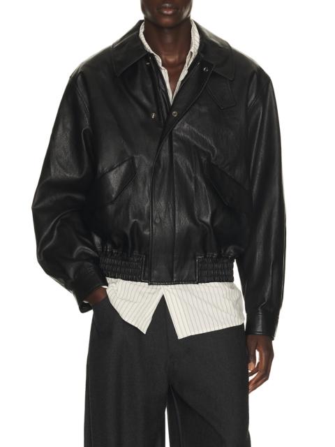 LE17SEPTEMBRE Faux Leather Zip Blouson