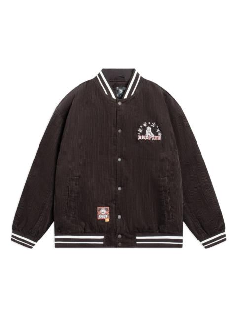 Li-Ning BadFive Graphic Baseball Jacket 'Dark Brown' AJMS113-3