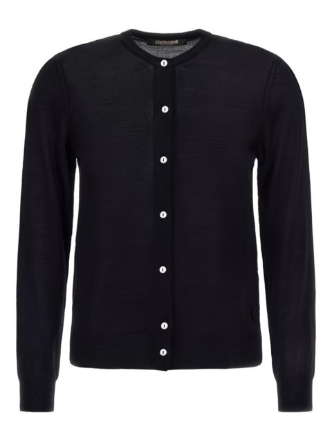 Roberto Cavalli button-front wool cardigan