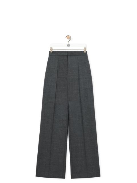 Loewe High waisted trousers in wool