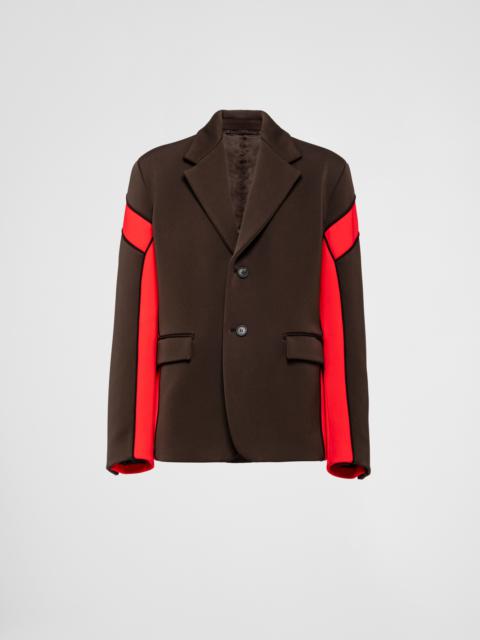 Prada Technical fabric single-breasted jacket