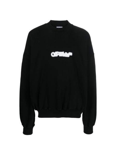 logo-print cotton sweatshirt