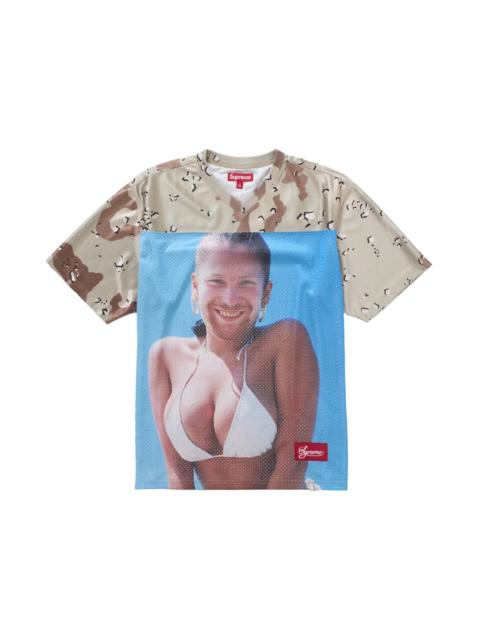 Supreme Supreme Aphex Twin Football Jersey Chocolate Chip Camo